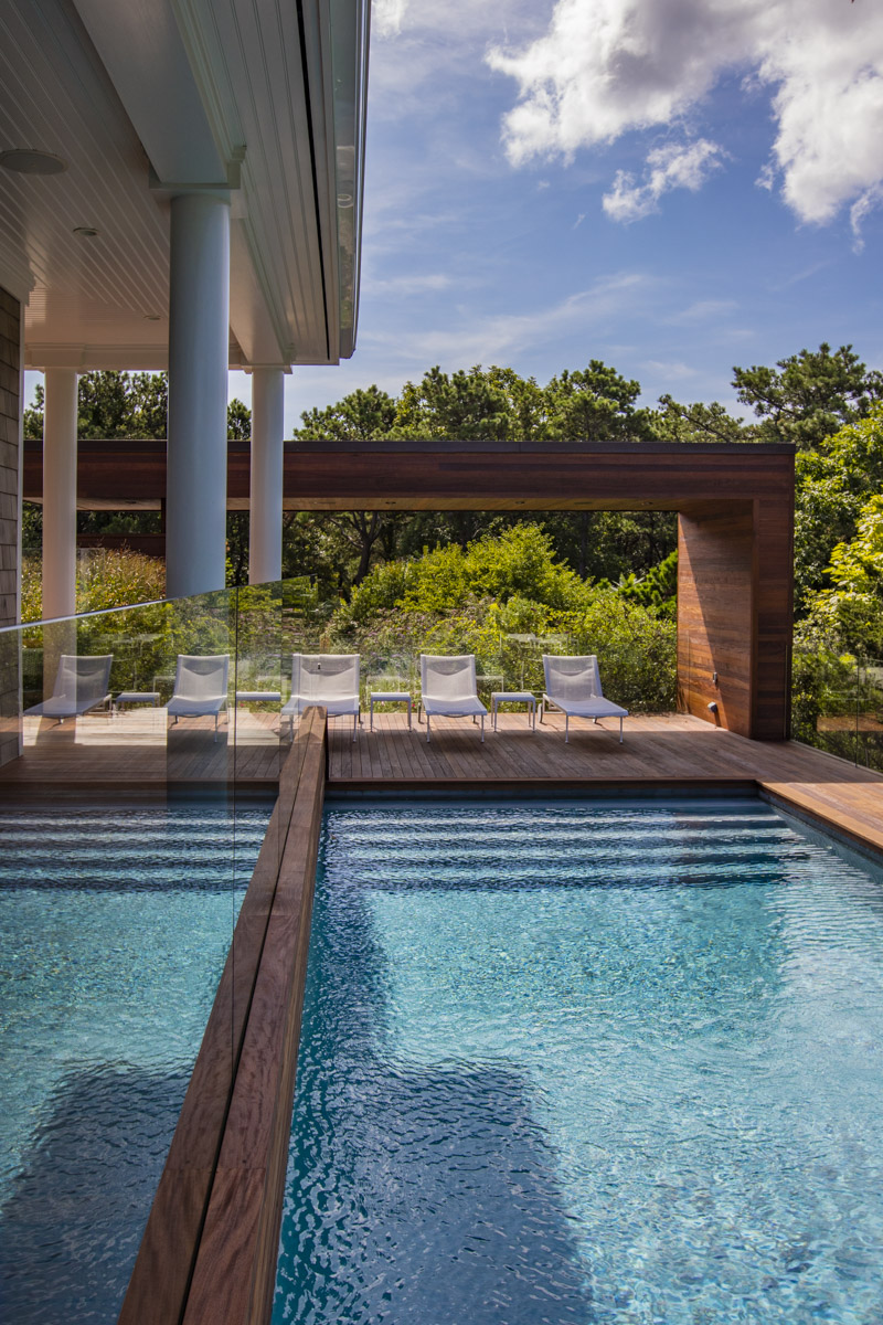 Photo of construction by Ronald Webb Builder.